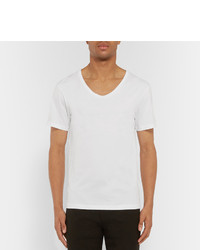 weißes T-shirt von Acne Studios