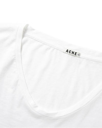 weißes T-shirt von Acne Studios