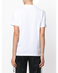 weißes T-shirt von MSGM