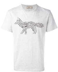 weißes T-shirt von MAISON KITSUNÉ