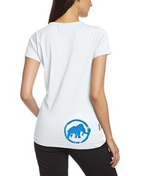 weißes T-shirt von Mammut
