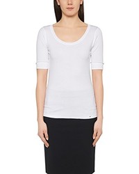 weißes T-shirt von Marc Cain Essentials