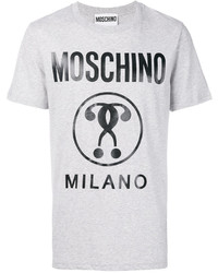 weißes T-shirt von Moschino