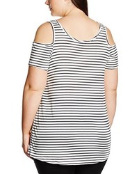 weißes T-shirt von New Look Curves