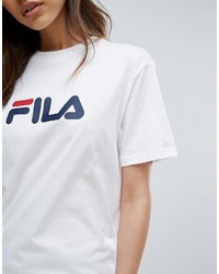 weißes T-shirt von Fila