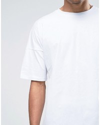 weißes T-shirt von Pull&Bear