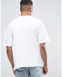 weißes T-shirt von Pull&Bear