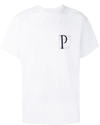 weißes T-shirt von Paura