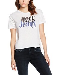 weißes T-shirt von Pepe Jeans