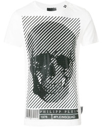 weißes T-shirt von Philipp Plein