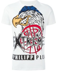 weißes T-shirt von Philipp Plein