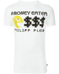 weißes T-shirt von Philipp Plein