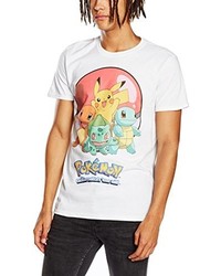 weißes T-shirt von Pokemon