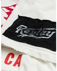 weißes T-shirt von Replay