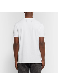 weißes T-shirt von Reigning Champ