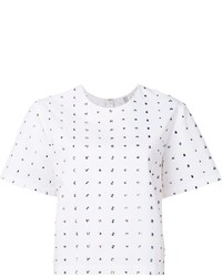 weißes T-shirt von Rosie Assoulin