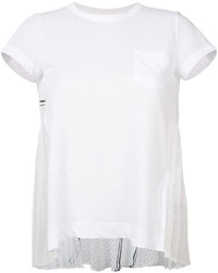 weißes T-shirt von Sacai
