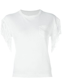weißes T-shirt von Sacai
