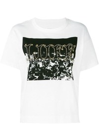 weißes T-shirt von Sacai