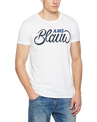 weißes T-shirt von Scotch & Soda