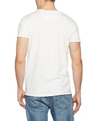 weißes T-shirt von Scotch & Soda