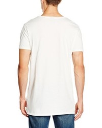 weißes T-shirt von Scotch & Soda