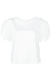 weißes T-shirt von See by Chloe