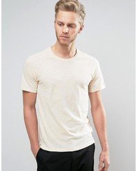 weißes T-shirt von Selected