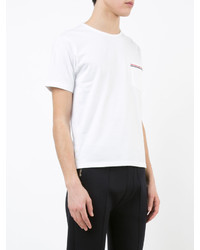 weißes T-shirt von Thom Browne