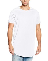 weißes T-shirt von Sik Silk