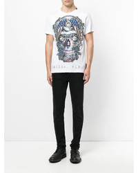 weißes T-shirt von Philipp Plein