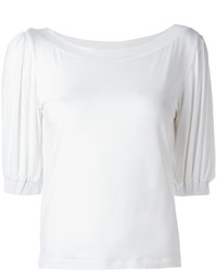 weißes T-shirt von Sonia Rykiel