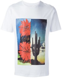 weißes T-shirt von Soulland