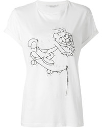 weißes T-shirt von Stella McCartney
