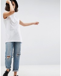 weißes T-shirt von Asos