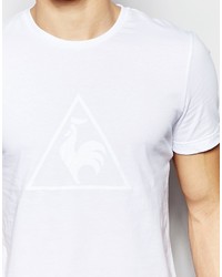 weißes T-shirt von Le Coq Sportif