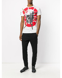 weißes T-shirt von Philipp Plein