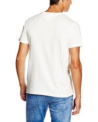 weißes T-shirt von Tommy Hilfiger