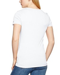 weißes T-shirt von Tommy Hilfiger