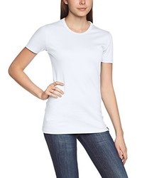 weißes T-shirt von Trigema