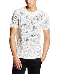 weißes T-shirt von Trussardi