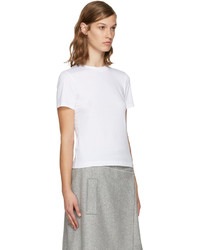 weißes T-shirt von Acne Studios