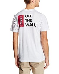 weißes T-shirt von Vans