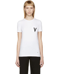 weißes T-shirt von Versus
