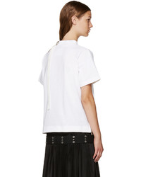 weißes T-shirt von Sacai