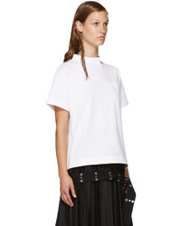 weißes T-shirt von Sacai