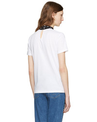 weißes T-shirt von Miu Miu
