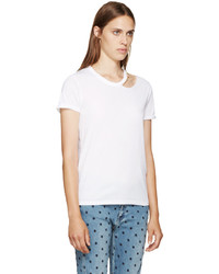 weißes T-shirt von Stella McCartney