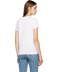 weißes T-shirt von Stella McCartney