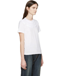 weißes T-shirt von Junya Watanabe